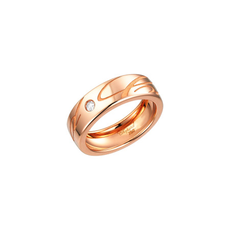BAGUE CHOPARDISSIMO OR ROSE...