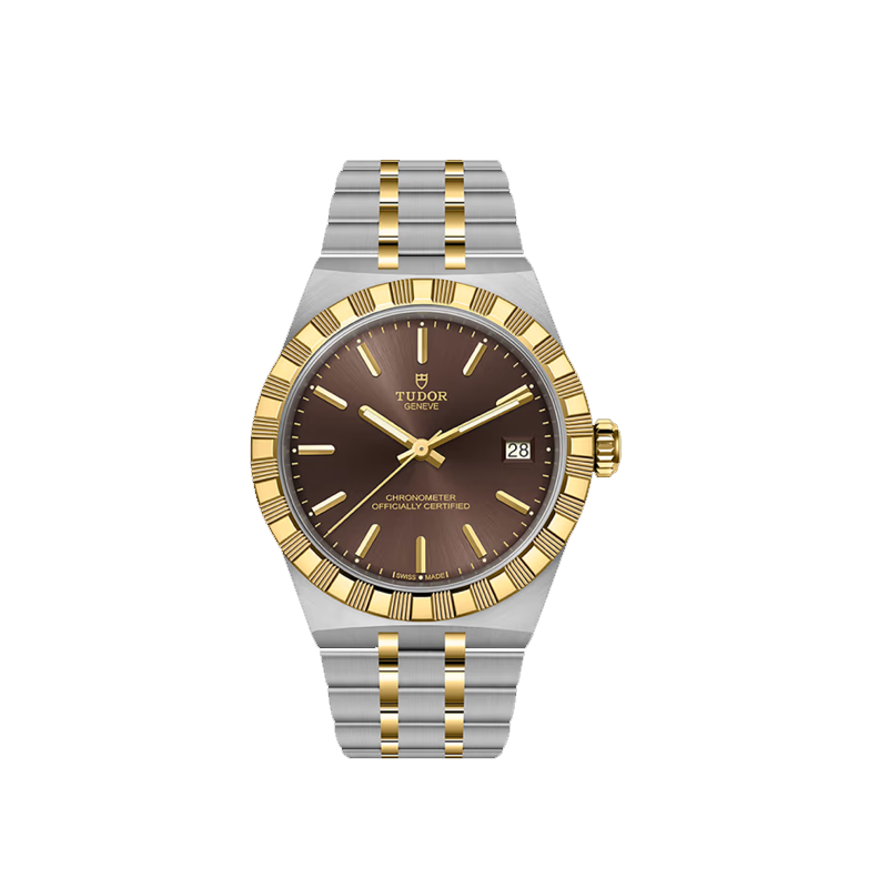 TUDOR Royal Calibre Manufacture MT5412 Boîtier en acier et or jaune, 36 mm TUDOR Royal Calibre Manufacture MT5412 Boîtier en acier et or jaune, 36 mm