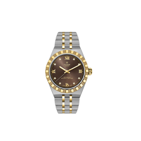 TUDOR Royal Calibre Manufacture MT5201 Boîtier en acier et or jaune, 30 mm