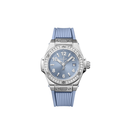 Big Bang One Click Steel Coal Blue Diamonds 33MM