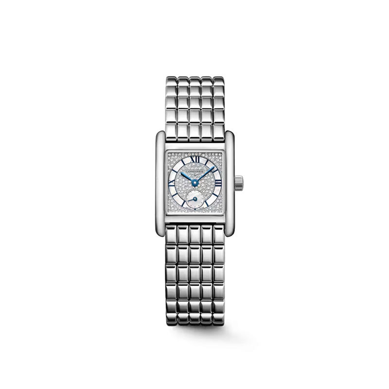 LONGINES MINI DOLCEVITA Montre quartz, 21.50 x 29.00 mm, acier LONGINES MINI DOLCEVITA Montre quartz, 21.50 x 29.00 mm, acier