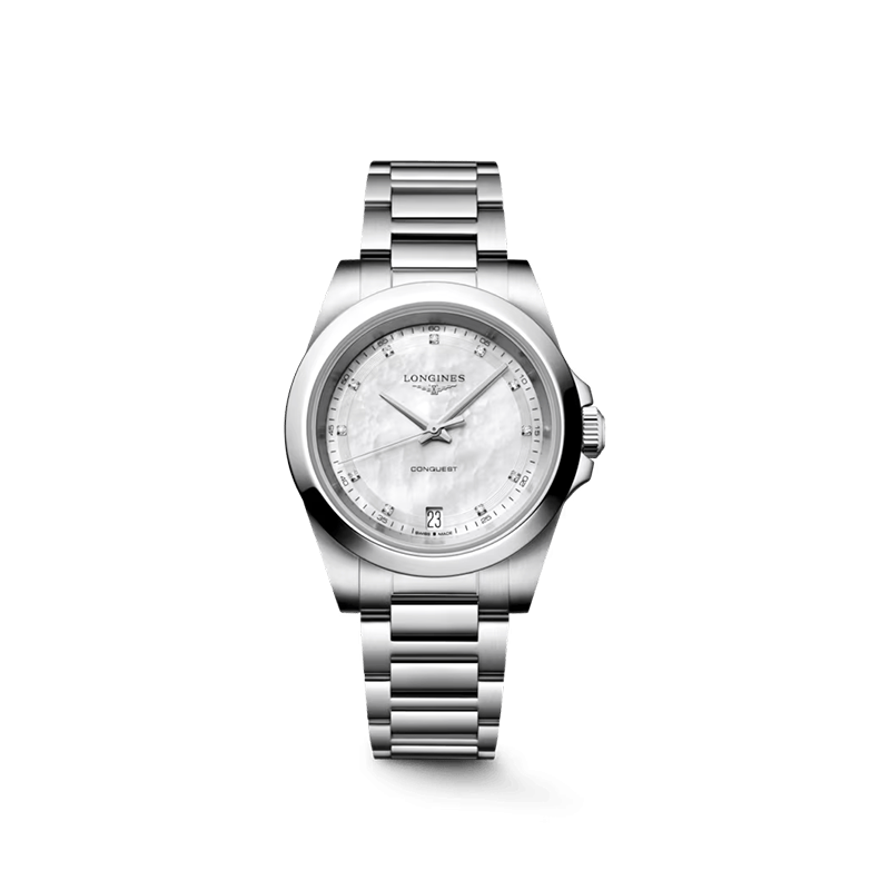 CONQUEST Montre quartz, Ø 34.00 mm, acier