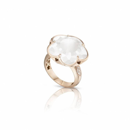 BAGUE BON TON MILKY QUARTZ...