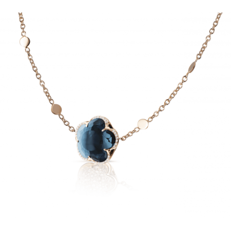 COLLIER BON TON TOPAZE BLUE...