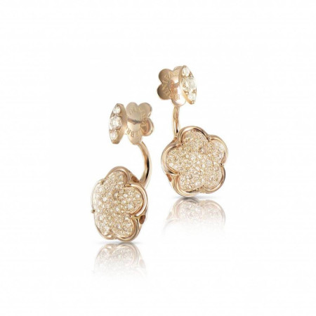 BOUCLES D'OREILLES OR ROSE...