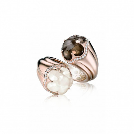 BAGUE DOUBLE BON TON QUARTZ...