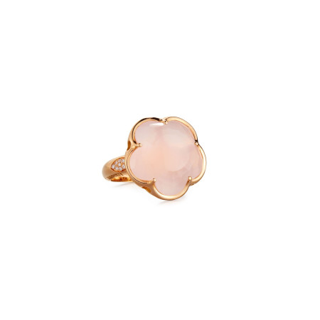 BAGUE BON TON QUARTZ ROSE &...