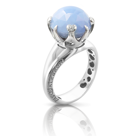 BAGUE SISSI ICE BLUE:...