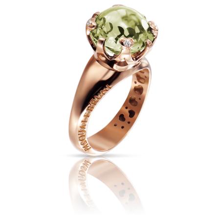 BAGUE SISSI OR ROSE &...