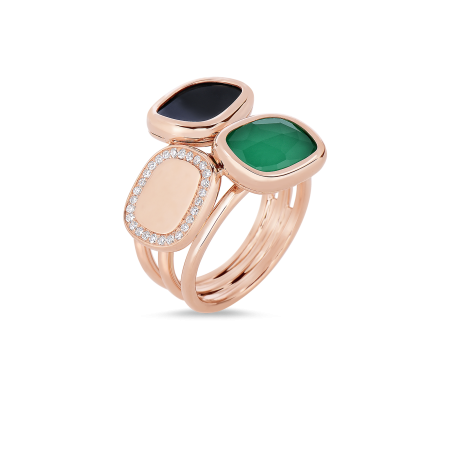 Bague en agate verte | Jade...