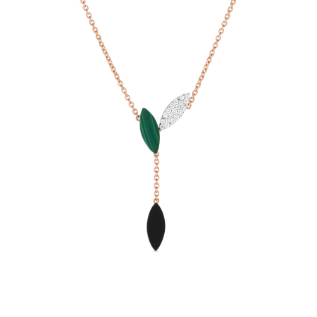 Collier Jade Noir et...