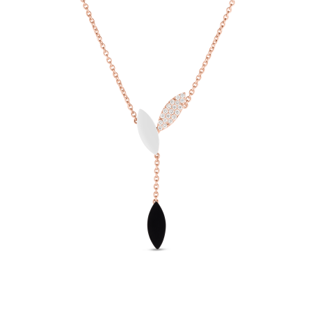 Collier Jade Noir et Nacre...