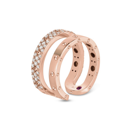 Bague Or Rose et Diamants|...